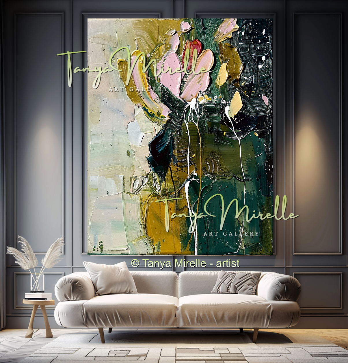 Modern Impasto Art for Contemporary Homes #336