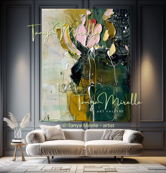 Modern Impasto Art for Contemporary Homes #336